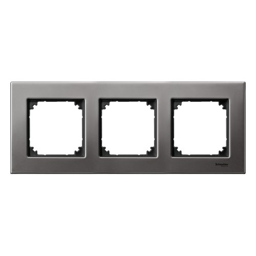 Рамка M-Elegance, 3-поста, Серый родий — Schneider Electric MTN403314