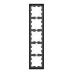 Рамка 5-постовая Merten D-Life, цвет Антрацит — Schneider Electric MTN4050-6534, фото 2