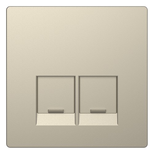 MTN4572-6033 Накладка для Розетки компьютерной 2-х модульной Merten D-Life Schneider Electric — Schneider Electric MTN4572-6033