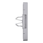 Merten D-Life ЛП для Розетки компьютерной 2хRJ45, цвет стальной — Schneider Electric MTN4572-6036, фото 4