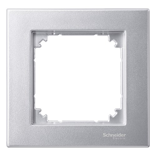 Рамка M-Plan 1-пост, Цвет алюминия — Schneider Electric MTN486160