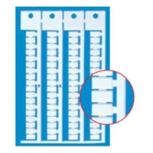 Клеммная маркировка (Для 4 mm2 terminal blocks) — Onka 4391