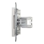EPH4370121 Розетка компьютерная RJ45 Cat.5e UTP, клеммы IDC, без рамки, БЕЛЫЙ Schneider Electric — Schneider Electric EPH4370121, фото 4