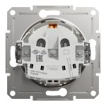 EPH3170121 Розетка 1-ный с/з с крышкой, с заземлением, без рамки, БЕЛЫЙ Schneider Electric — Schneider Electric EPH3170121, фото 2