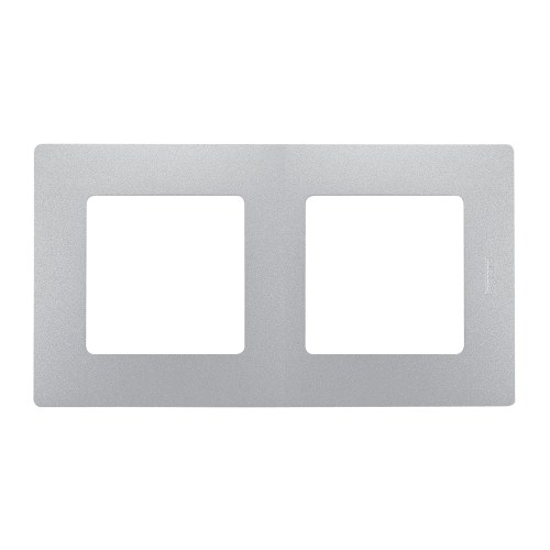 РАМКА 2П АЛЮ ETIKA пластмассовая Legrand — Legrand 672552