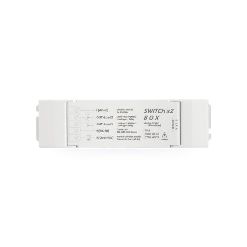Блок питания Mini Box с двумя реле, до 1 кВт — Creatrol BOX-AC-S2