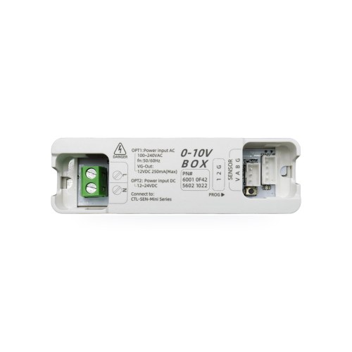 Диммирующий блок Mini Box, два канала 0–10 В — Creatrol BOX-AC-10V