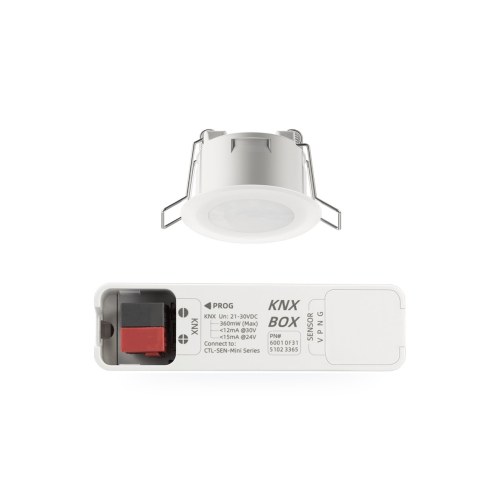Инфракрасный датчик движения Mini, 360°, KNX, в комплекте с блоком питания