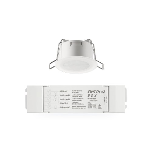 Инфракрасный датчик движения Mini, 360°, две коммутации — Creatrol Mini-PIR-S2