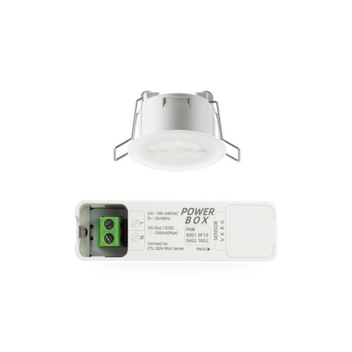 Инфракрасный датчик движения Mini, штора 20°, Tuya Zigbee, питание 220 В — Creatrol Mini-PIR-TYZ/AC/20