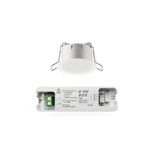 Микроволновой датчик движения Mini, для высоких потолков, 0–10 В — Creatrol Mini-HCS-10V
