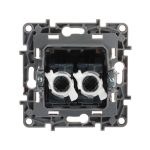 Розетка 2XRJ45 5Е UTP, белая, ETIKA Legrand — Legrand 672255, фото 3
