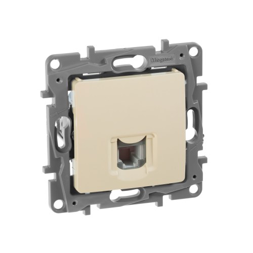 Модуль розетки телефонный RJ11, слоновая кость, ETIKA Legrand — Legrand 672340