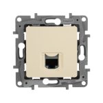 Модуль розетки информационный RJ45, категория 5 UTP, слоновая кость, ETIKA Legrand — Legrand 672341, фото 2