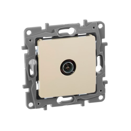 Модуль розетки TV, звезда, 2дБ, 5-862 мГц, слоновая кость, ETIKA Legrand — Legrand 672351