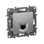 Розетка RJ45 5Е UTP, алюминий, ETIKA Legrand — Legrand 672441, фото 3