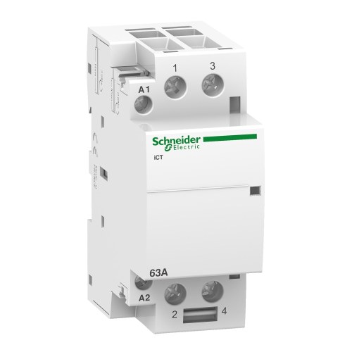 Модульный контактор Acti 9 iCT 63 А, 2 Н.О., 220/240 В — Schneider Electric A9C20862