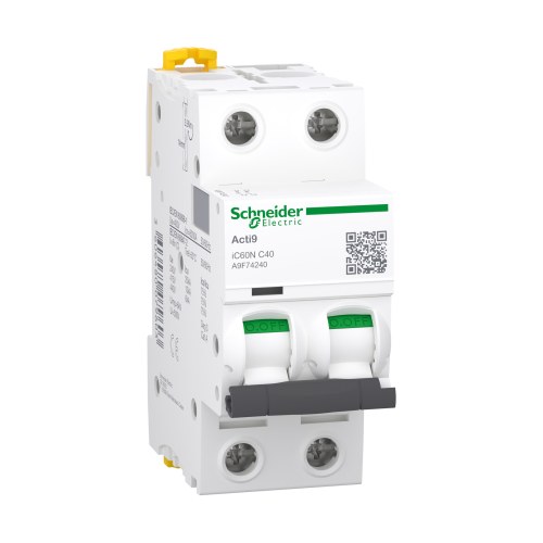 Автоматический выключатель iC60N 2P 40A C — Schneider Electric A9F74240
