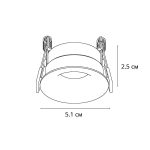 A7095PL-1BK Точечный встраиваемый светильник Arte Lamp DUCRE MINI — Arte Lamp A7095PL-1BK, фото 4