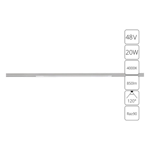 A7264PL-1WH Магнитный трековый светильник Arte Lamp OPTIMA — Arte Lamp A7264PL-1WH