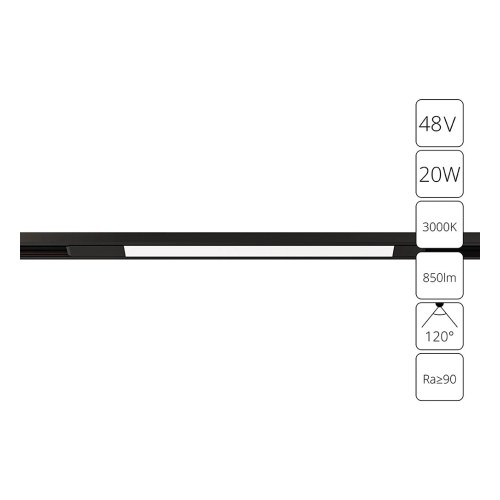 A7284PL-1BK Магнитный трековый светильник Arte Lamp OPTIMA — Arte Lamp A7284PL-1BK