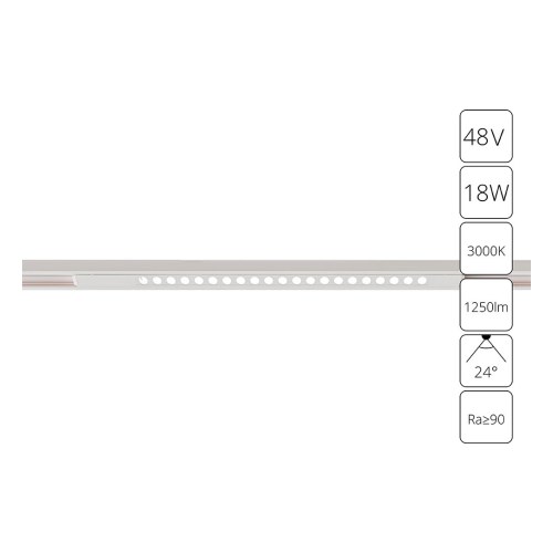 A7287PL-1WH Магнитный трековый светильник Arte Lamp OPTIMA — Arte Lamp A7287PL-1WH