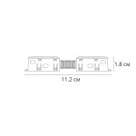 A740306 Коннектор токопроводящий прямой Arte Lamp OPTIMA — Arte Lamp A740306, фото 2