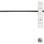 A7474PL-1BK Магнитный трековый светильник Arte Lamp OPTIMA 0.1-10V — Arte Lamp A7474PL-1BK