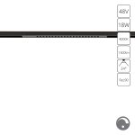 A7477PL-1BK Магнитный трековый светильник Arte Lamp OPTIMA 0.1-10V — Arte Lamp A7477PL-1BK