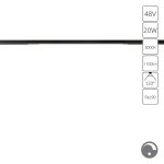 A7494PL-1BK Магнитный трековый светильник Arte Lamp OPTIMA 0.1-10V — Arte Lamp A7494PL-1BK