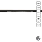 A7497PL-1BK Магнитный трековый светильник Arte Lamp OPTIMA 0.1-10V — Arte Lamp A7497PL-1BK