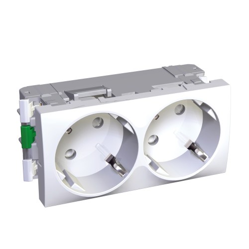 ALB45252 2x GE SO 45º 2P+side E shuttered Schneider Electric — Schneider Electric ALB45252