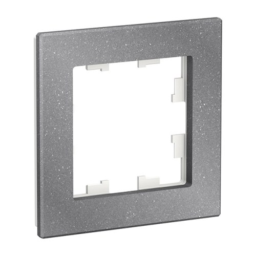 ATN343201 ATLASDESIGN NATURE 1-постовая РАМКА, МРАМОР АЙС ГРЕЙ Schneider Electric — Schneider Electric ATN343201