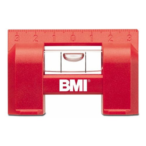 BMI Пластиковый уровень для розеток с магнитом 70 мм — BMI B687070002M