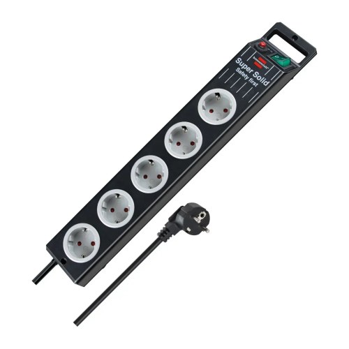 Удлинитель Brennenstuhl Super-Solid-Line 5 розеток кабель 2,5 м — Brennenstuhl 1153380115