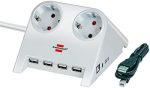 Удлинитель 2 розетки; USB 4 порта; кабель 1,8 метра; кабель 5 В; белый Brennenstuhl — Brennenstuhl 1153520122, фото 2