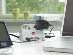 Удлинитель 2 розетки; USB 4 порта; кабель 1,8 метра; кабель 5 В; белый Brennenstuhl — Brennenstuhl 1153520122, фото 3