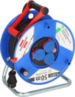 Удлинитель на катушке Garant 50 метров; 3 розетки; AT-N05V3V3-F 3G1,5 IP44 Кабель BREMAXX® Brennenstuhl — Brennenstuhl 1208590, фото 2