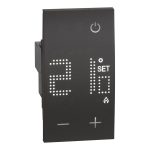 L.NOW - термостат 2 мод. 230V черный