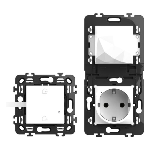 CLASSIA - Стартовый пакет умн. (розетка+выключатели), белый — Bticino BT-RW4501C