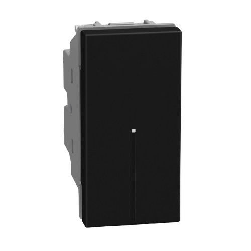 Light Now - переключатель Axial 1 модуль, цвет черный — Bticino BT-YD4053A