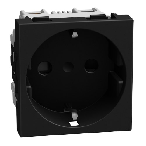 Light Now - розетка немецкого стандарта 2К+З, цвет черный — Bticino BT-YD4141