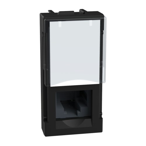 Light Now - RJ45 UTP cat5E 1 модуль, цвет черный — Bticino BT-YD4279C5E