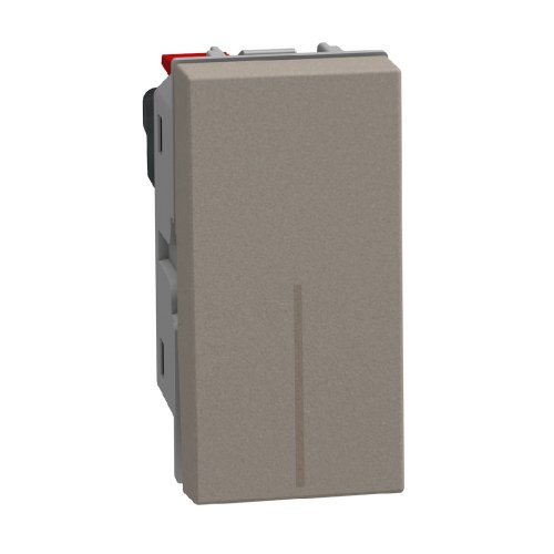 Light Now - переключатель Rocker 1 модуль, цвет камень — Bticino BT-YG4003A