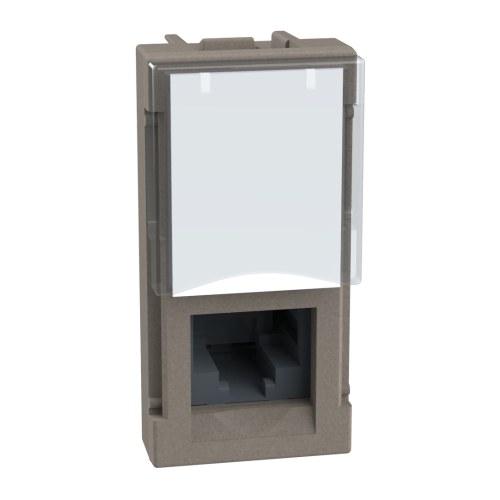 Light Now - RJ45 UTP cat5E 1 модуль, цвет камень — Bticino BT-YG4279C5E
