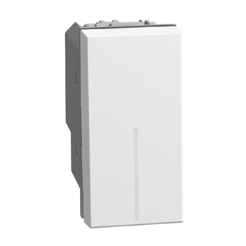 Light Now - переключатель перекрестный Rocker 1 модуль, цвет белый — Bticino BT-YW4004