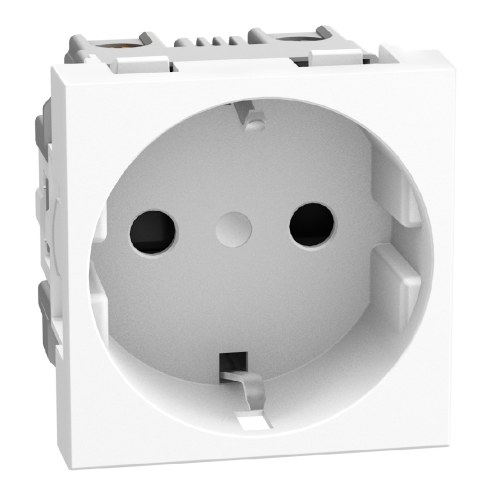 Light Now - розетка немецкого стандарта 2К+З, цвет белый — Bticino BT-YW4141