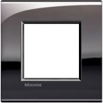 Рамка металлическая 1-постовая, цвет олово — Bticino BT-LNE4802PT, фото 2