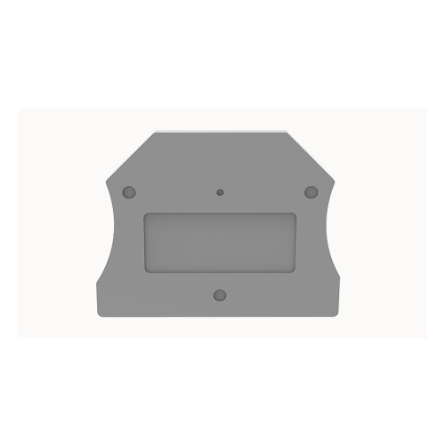 D-DC2.5-01P-11-00Z(H) Торцевая крышка для винтового клемника серая 2,5 мм² DC2.5 и 4 мм² DC4