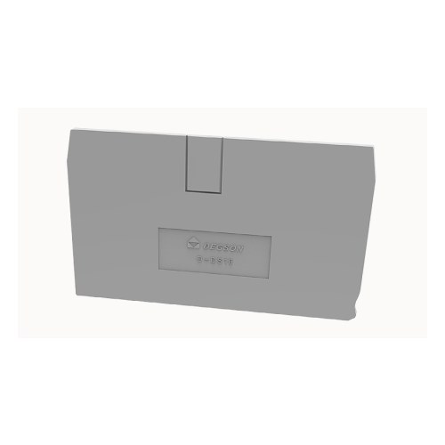 D-DS10-01P-11-00Z(H) Торцевая крышка для пружинного клеммника, 10 мм², серая DEGSON